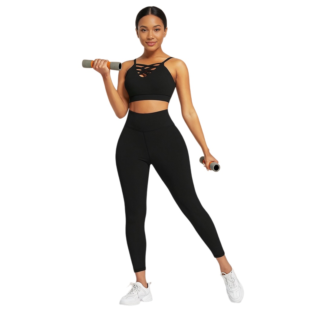 Yoga Fitness Wear - 3 Pieces Women's Yoga Fitness Set