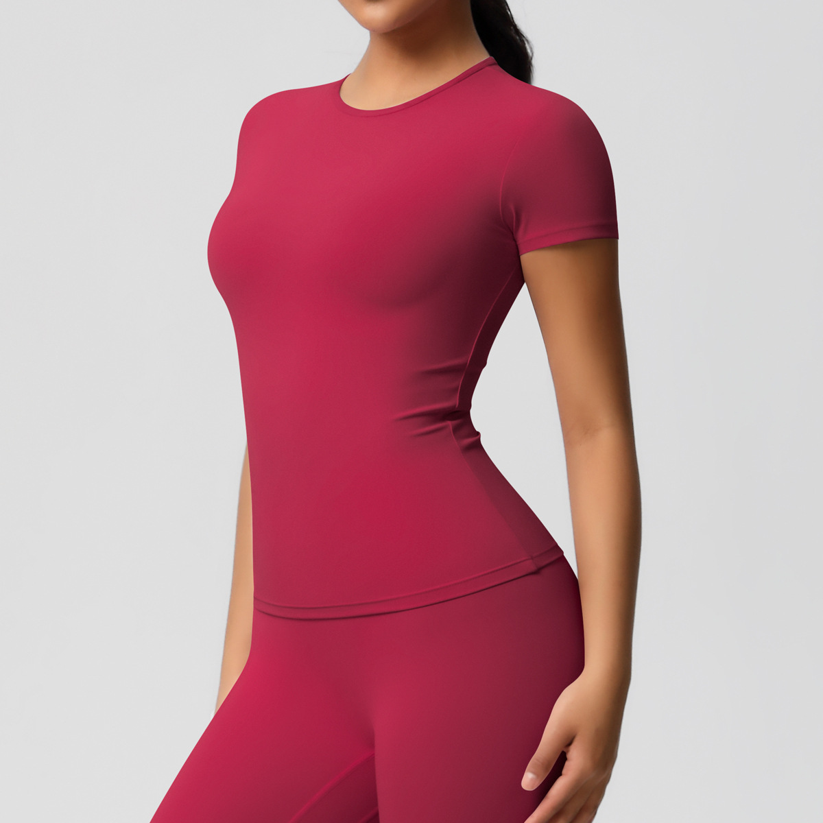 Fitness Yoga Only For Women - Women's Two-side Brushed Solid Color Long
