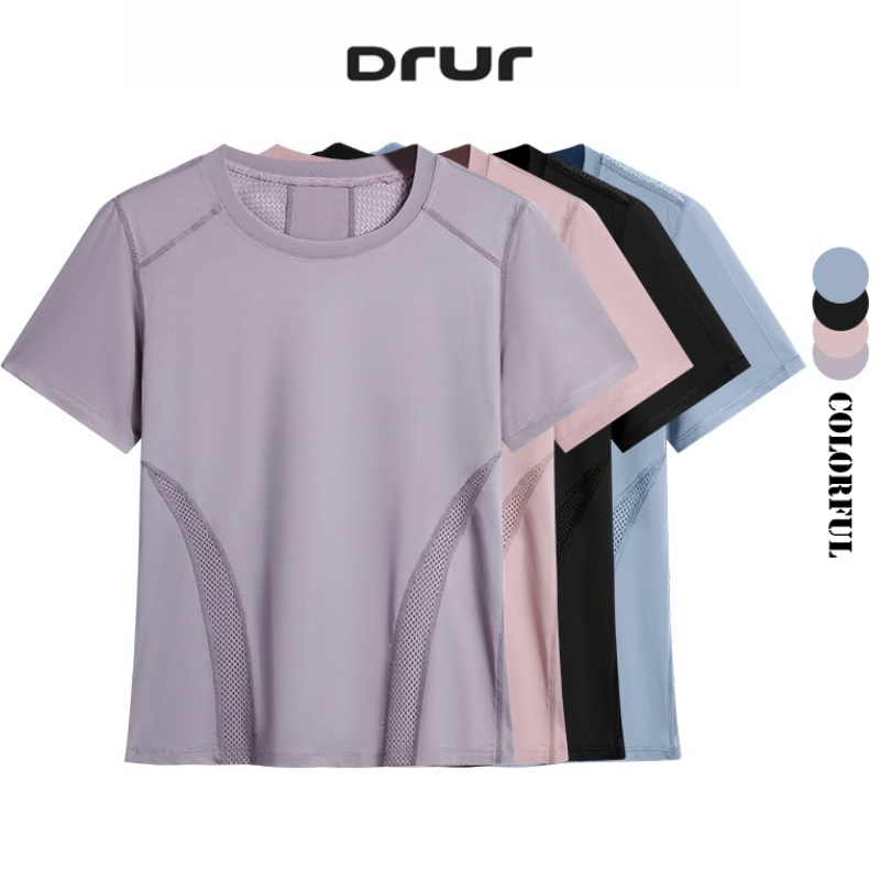 Yoga Fitness Wear - DRUR Summer Lightweight Running T Shirt