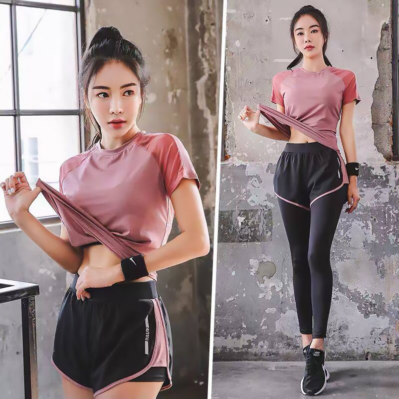 Yoga Fitness Online - Women's Yoga Sportswear Set Breathable Quick