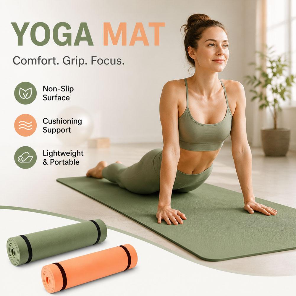 Thick Yoga Mat - Thick Yoga Mat Anti-skid Sports Fitness