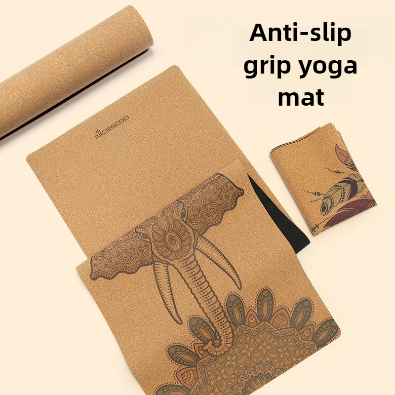 Thick Yoga Mat - Pilates Equipment Yoga Mat Anti-Slip Cork