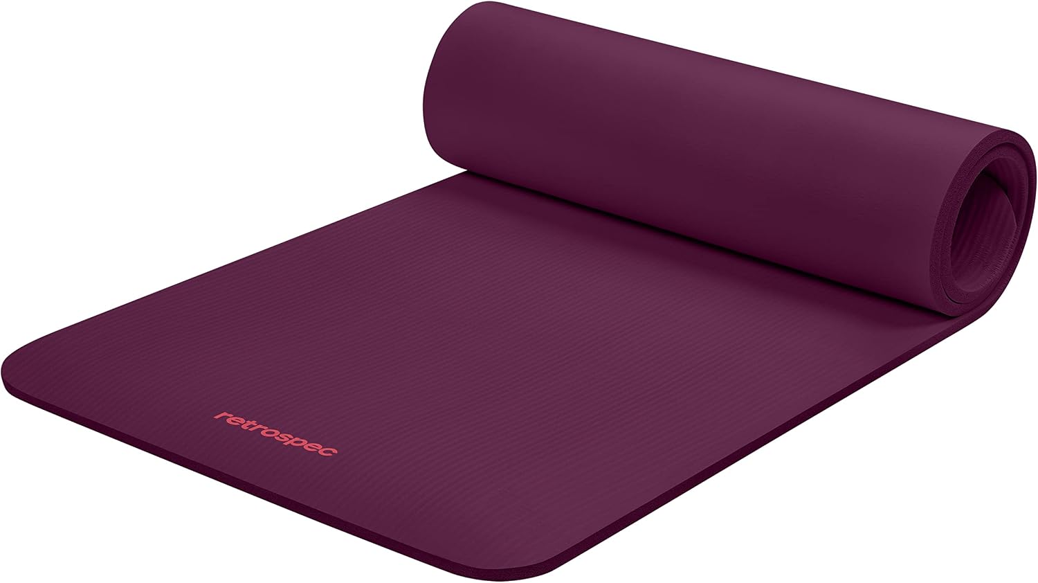 Yoga Fitness Images - Thick Yoga Mat 1/2in Non-Slip Workout