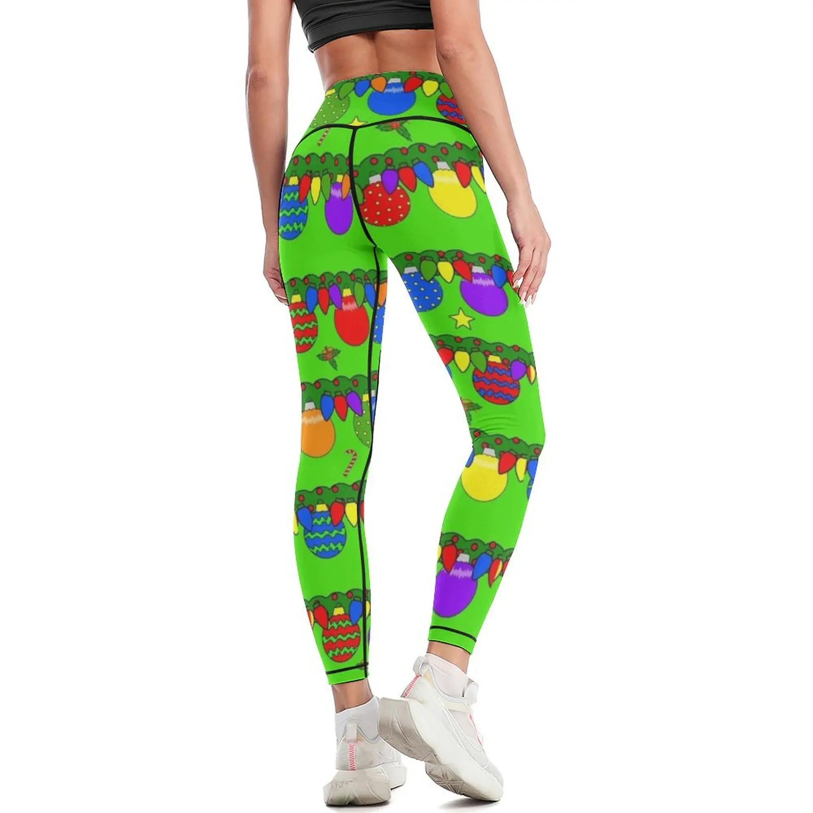 Holiday Ornaments Leggings exe - Yoga Fitness Holiday ulasan dan harga