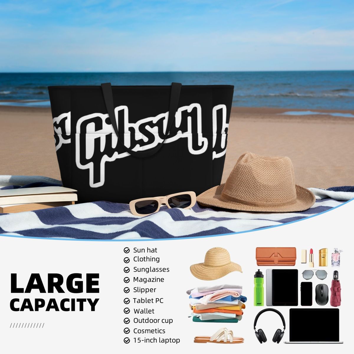 Gibsons Music 1894 Logo Beach  - Yoga Fitness Music ulasan dan harga