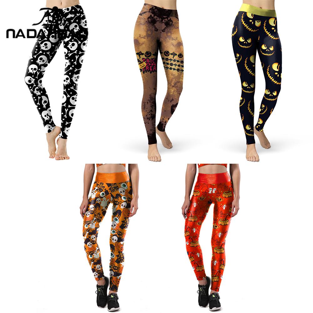 Nadanbao Skull Ghost Printed W - Yoga Fitness Holiday ulasan dan harga