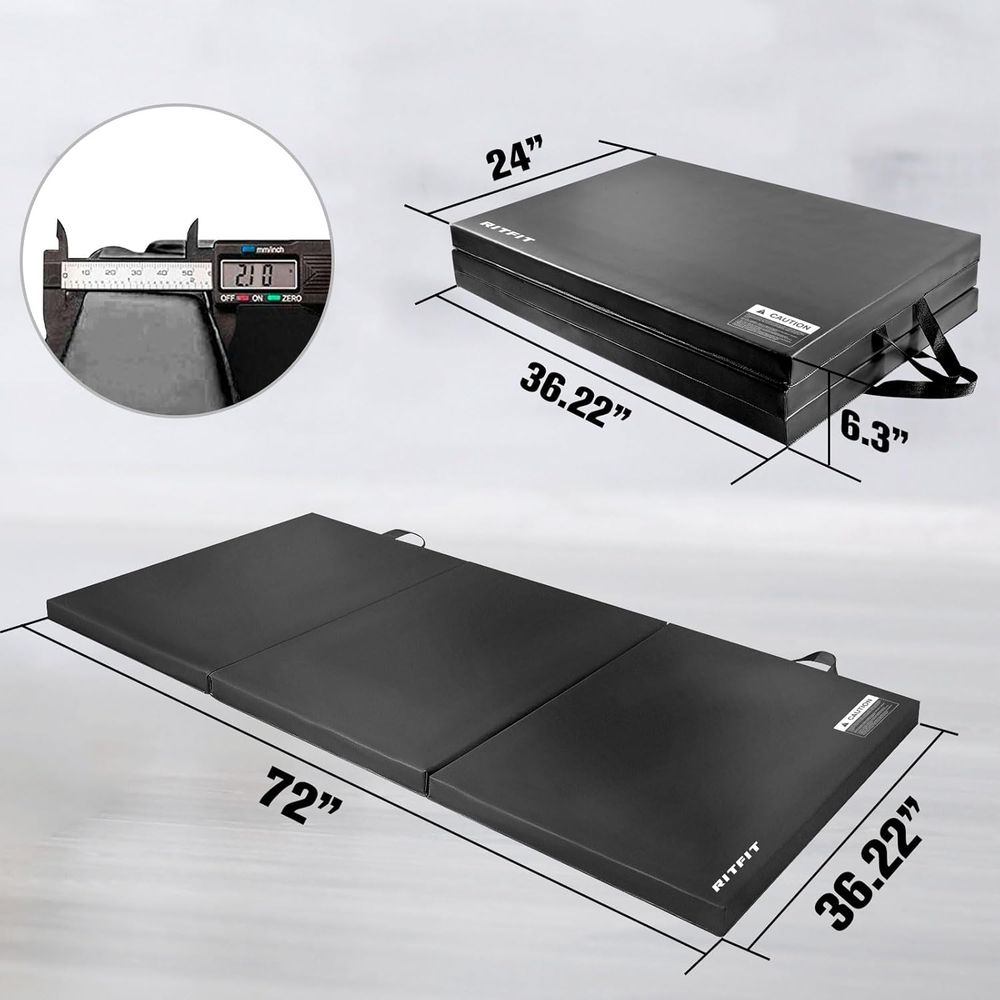 Enhanced 2 Thick Gym Mat, 3'x6 - Thick Yoga Mat ulasan dan harga