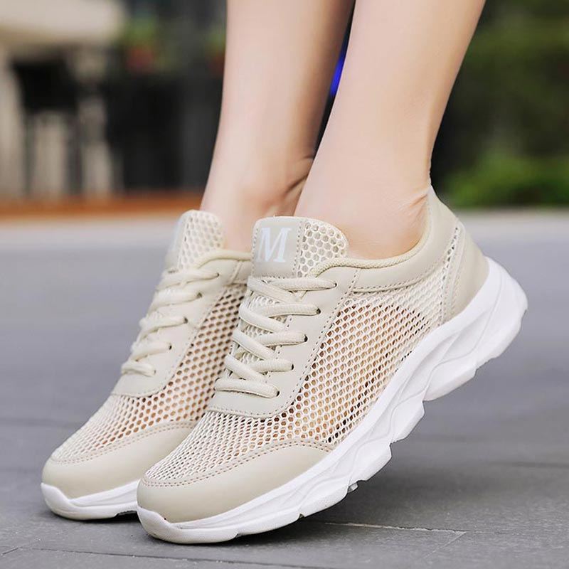 Summer Breathable Sneakers Wom - Yoga Fitness Online ulasan dan harga