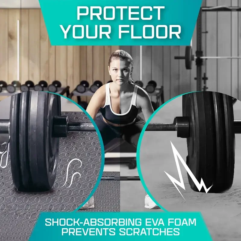 4/16Pcs EVA Foam Fitness Mat W - Yoga Fitness Hotel ulasan dan harga