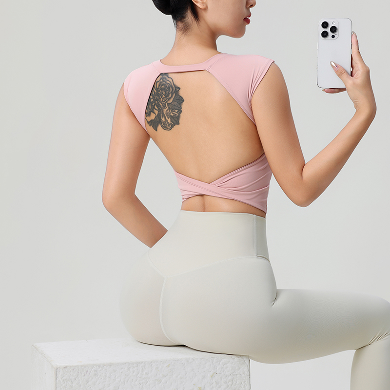 Women's Backless Fitness Cloth - Yoga Fitness Wear ulasan dan harga