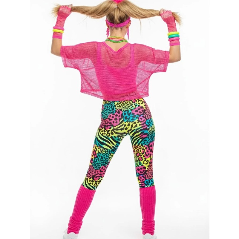 1980s Retro Dance Party Wear B - Yoga Fitness Holiday ulasan dan harga