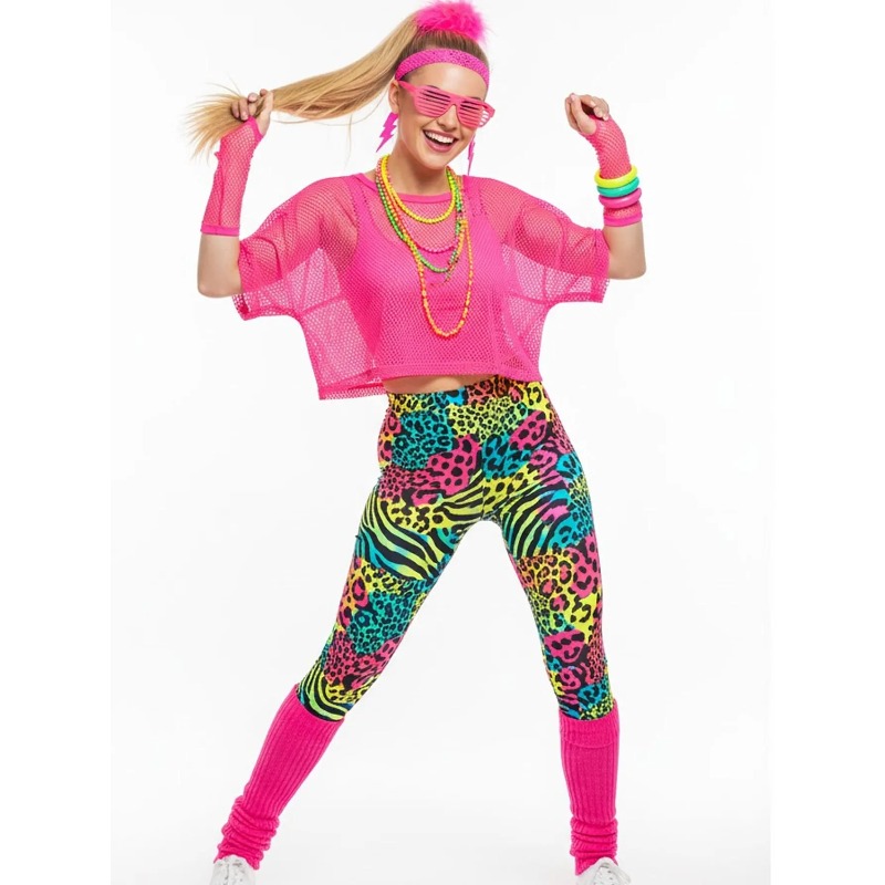 1980s Retro Dance Party Wear B - Yoga Fitness Holiday ulasan dan harga
