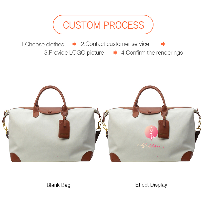 Custom logo Handbag Canvas Bre - Yoga Fitness Name ulasan dan harga