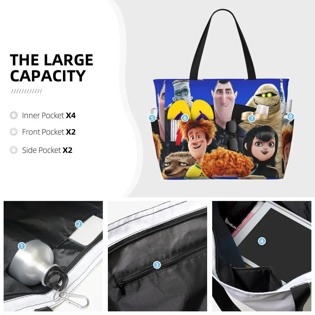 Hotel Transylvania Beach Tote  - Yoga Fitness Hotel ulasan dan harga