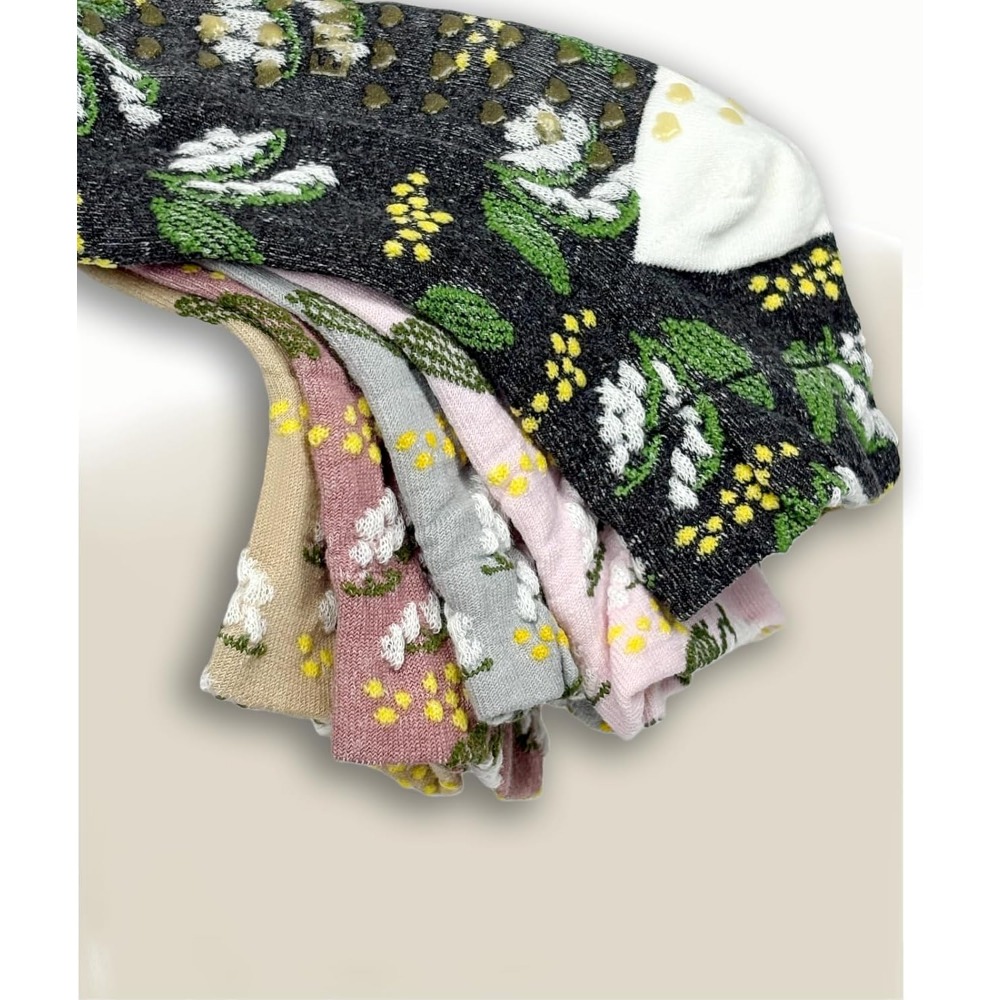 Floral Jacquard Yoga Socks for - Yoga Fitness Wear ulasan dan harga
