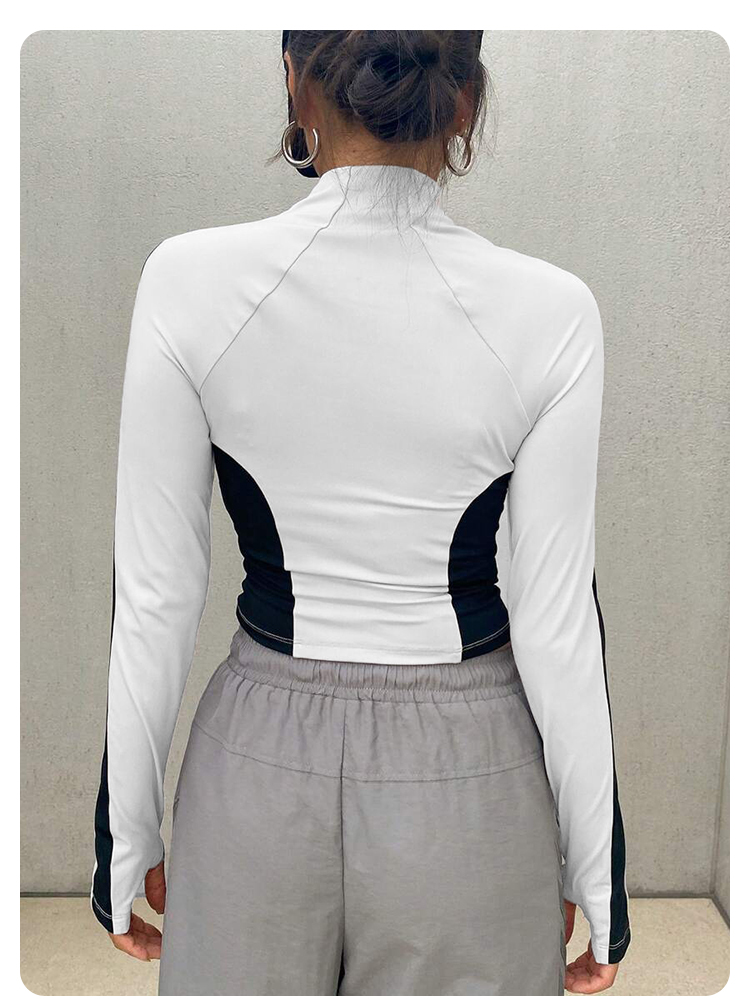 Yoga Clothes Stand Up Collar J - Yoga For Fitness ulasan dan harga