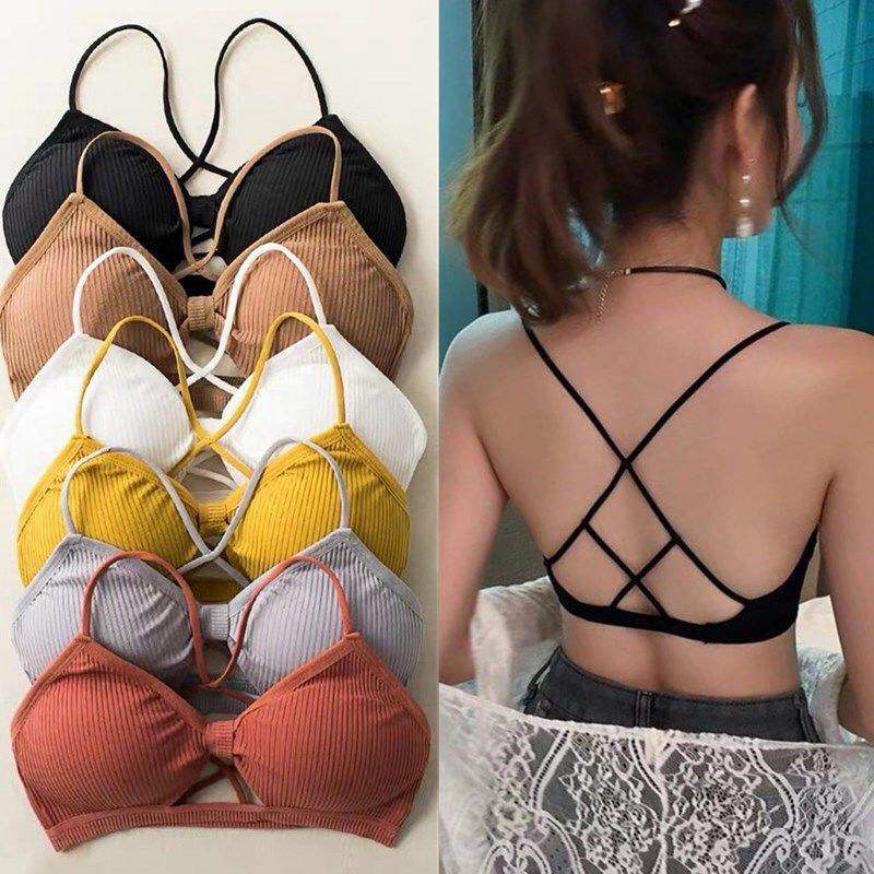 Sexy Threaded Sports Yoga Bra  - Yoga Fitness Hk ulasan dan harga