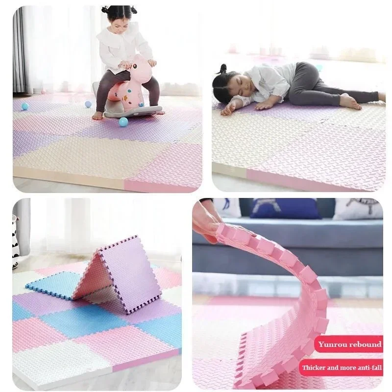 8/16PCS 30cm Sports Gym Mats P - Yoga Fitness Music ulasan dan harga