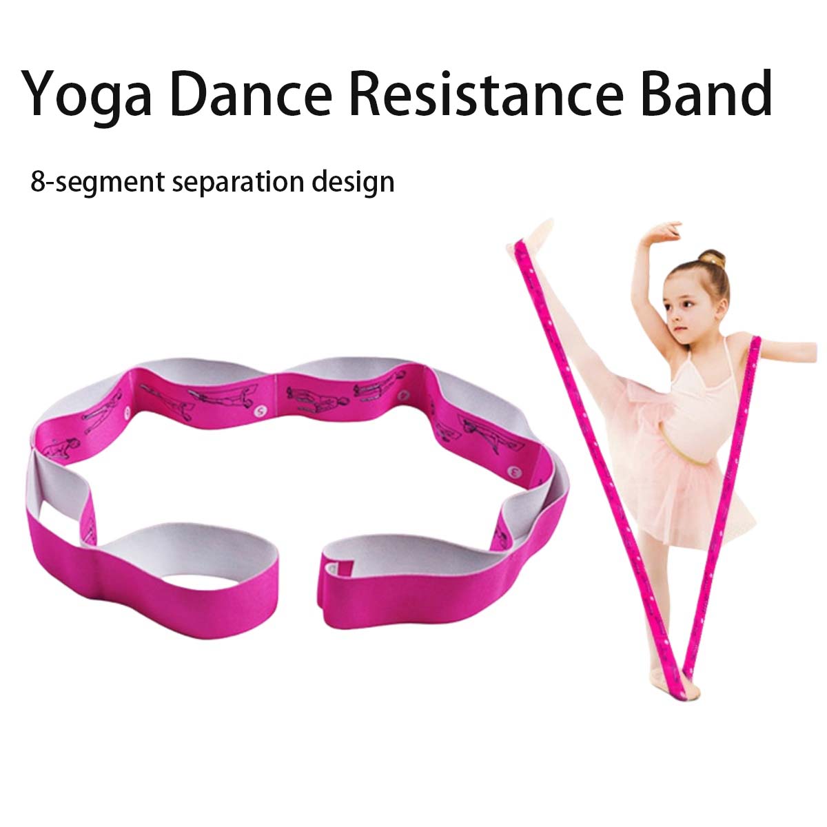 1 PCS Yoga Elastic Stretch Ban - Yoga Fitness Images ulasan dan harga