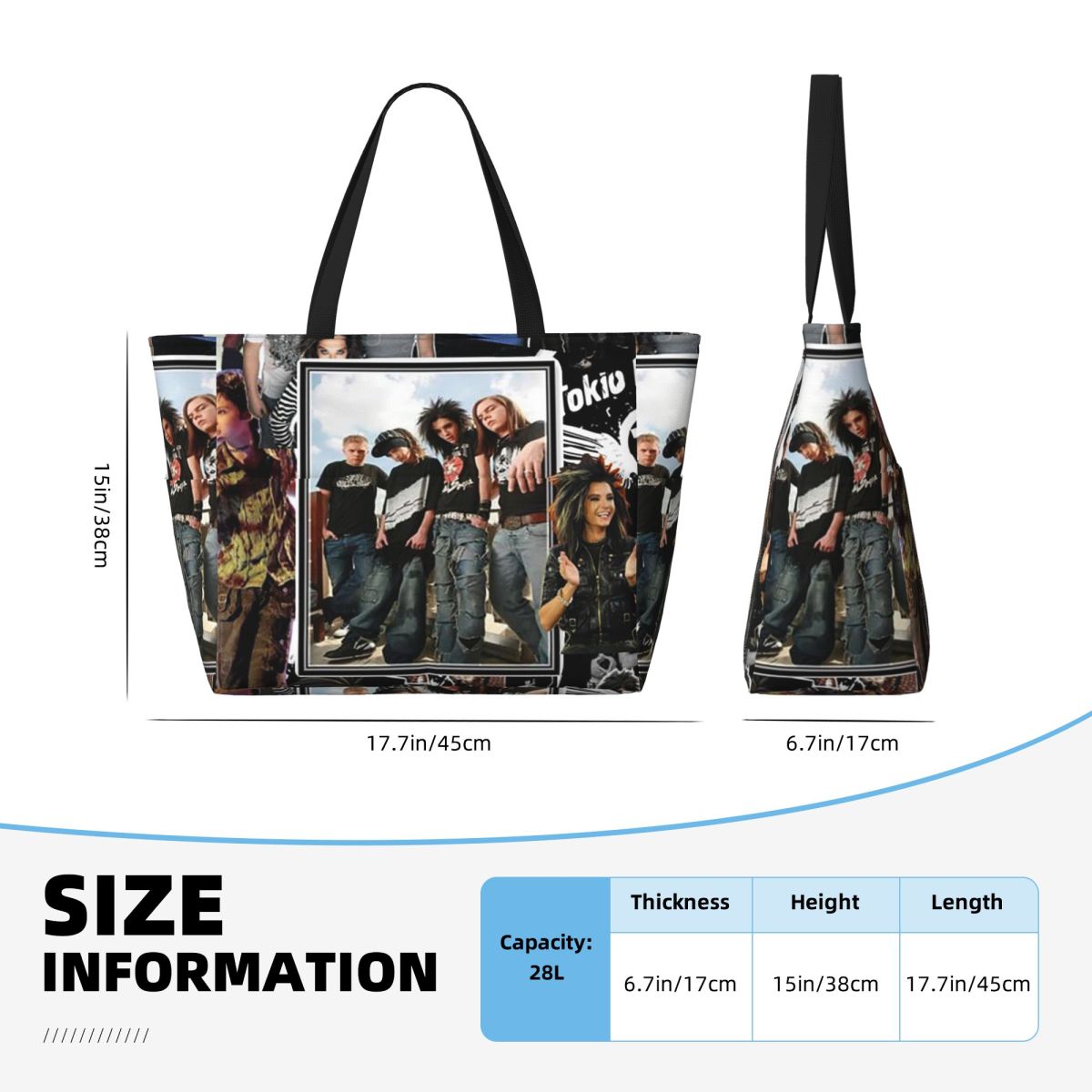 Tokio Hotel Emblem Beach Tote  - Yoga Fitness Hotel ulasan dan harga