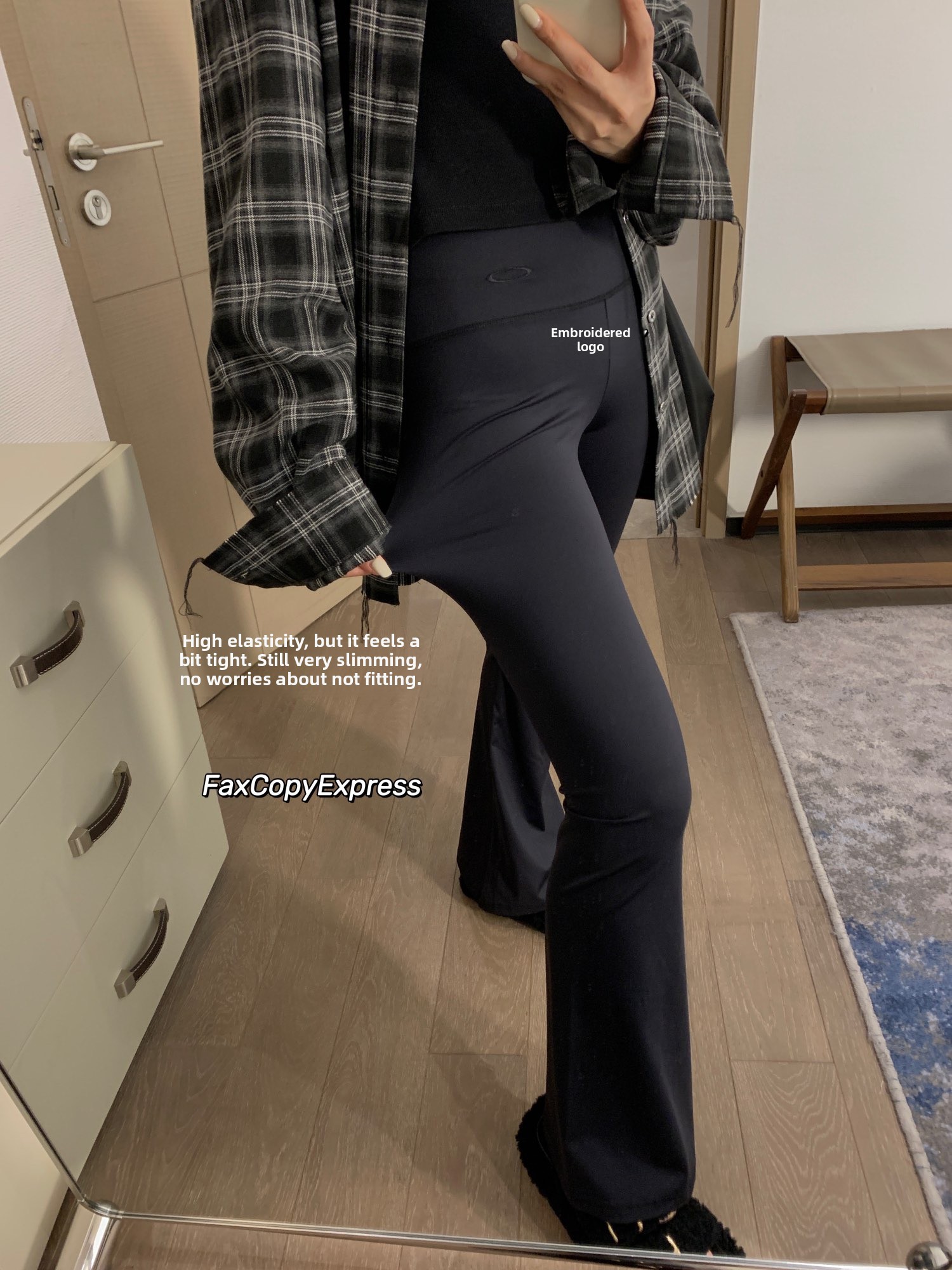 High-Waist Elastic Yoga Pants  - Yoga Fitness Online ulasan dan harga