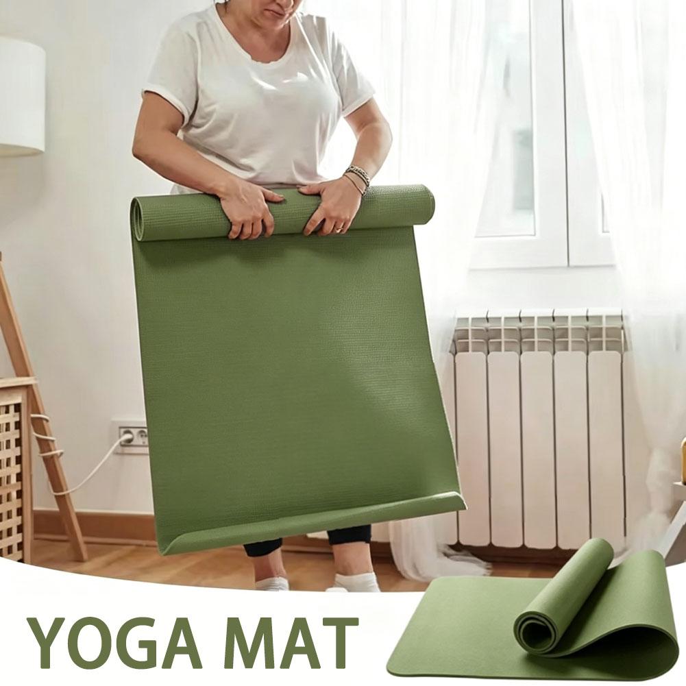 Thick Yoga Mat Anti-skid Sport - Thick Yoga Mat ulasan dan harga