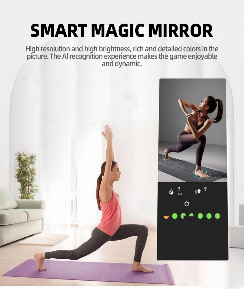 Smart A-Shape Fitness Mirror w - Yoga Fitness Hotel ulasan dan harga