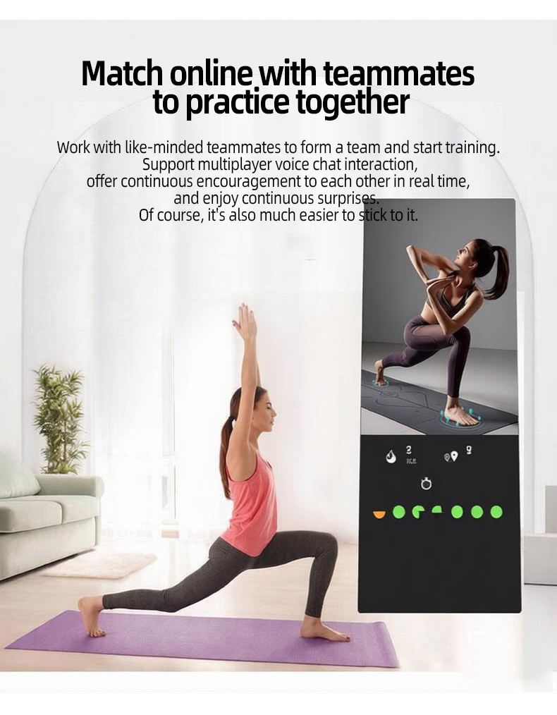 Smart A-Shape Fitness Mirror w - Yoga Fitness Hotel ulasan dan harga