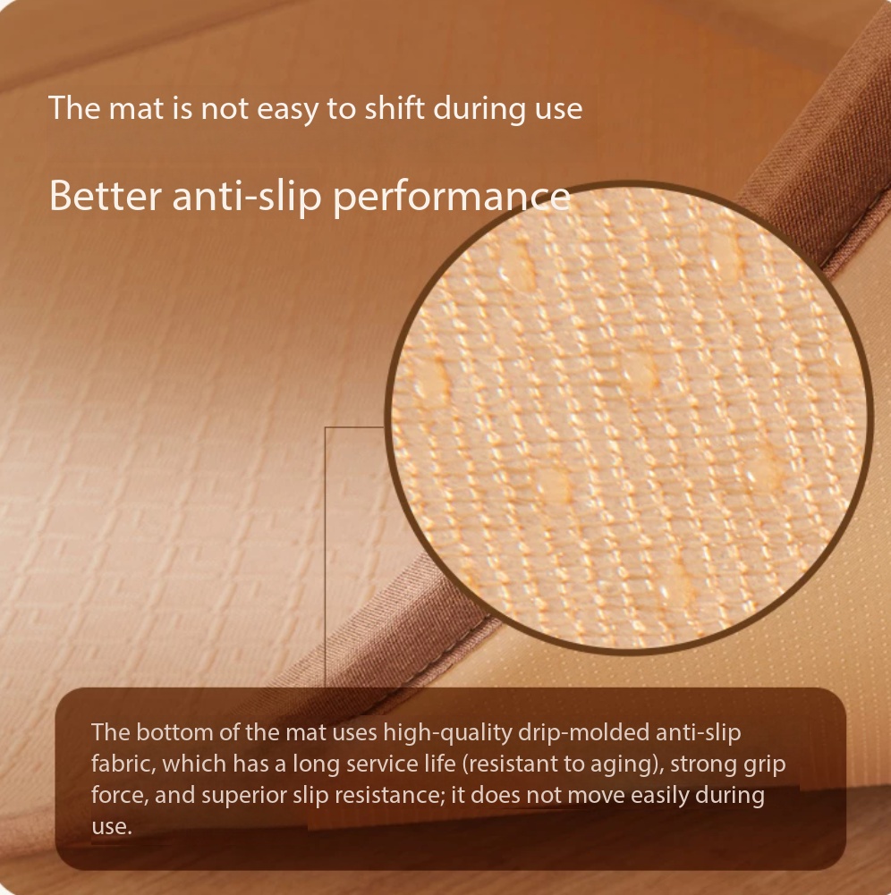 Natural Rattan & Linen Weave M - Thick Yoga Mat ulasan dan harga
