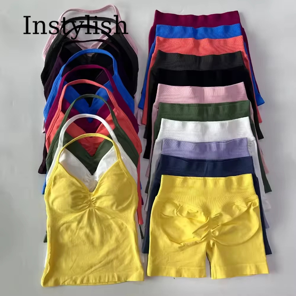 Women Seamless Yoga 2 Piece Se - Yoga For Fitness ulasan dan harga