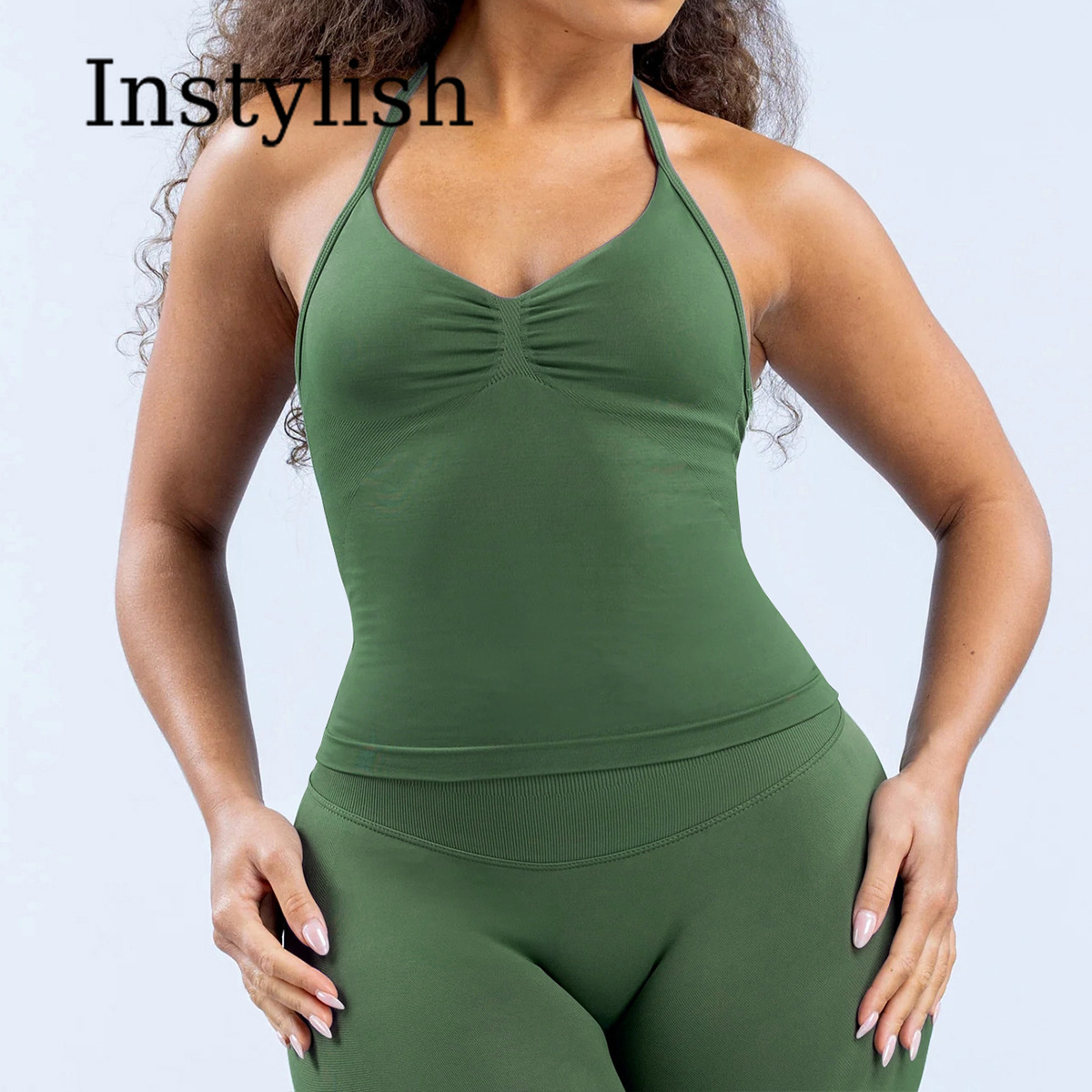 Women Seamless Yoga 2 Piece Se - Yoga For Fitness ulasan dan harga