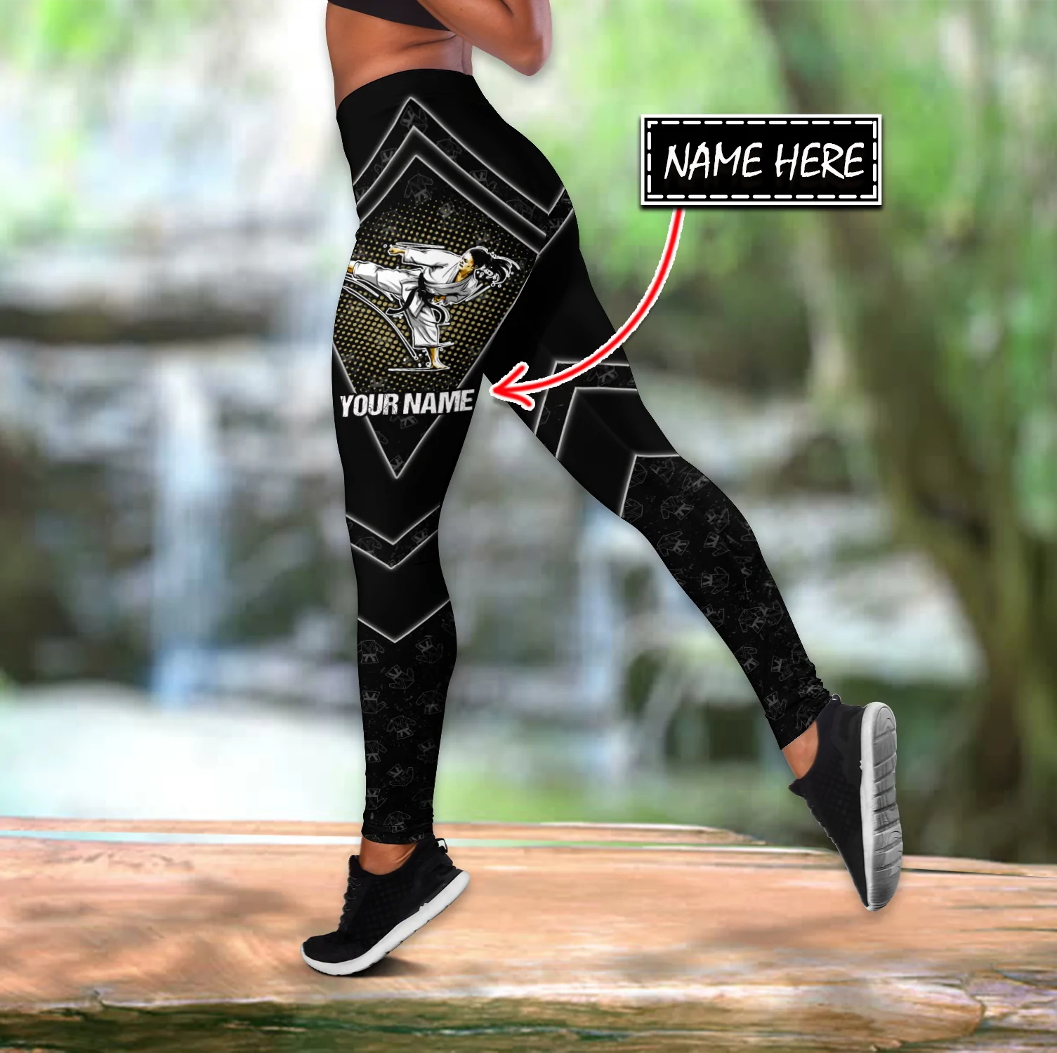 Customize Name Karate 3D Print - Yoga Fitness Name ulasan dan harga