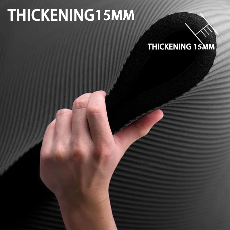 Non-slip Extra Thick 15mm Yoga - Thick Yoga Mat ulasan dan harga