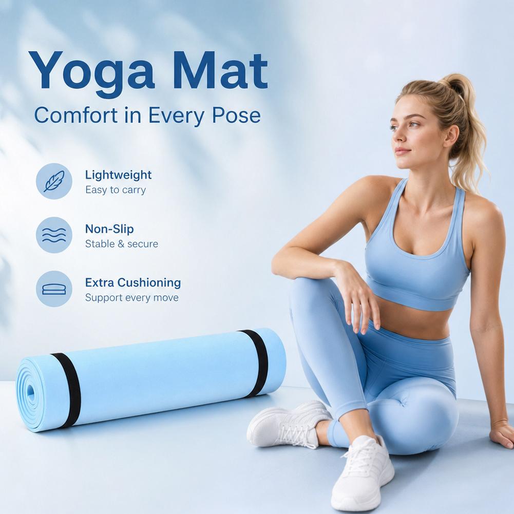 1/2Pcs Thick Yoga Mat Anti-ski - Thick Yoga Mat ulasan dan harga